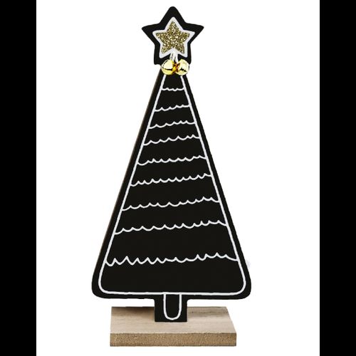 Dekoracja świąteczna Choinka black KL-21X14